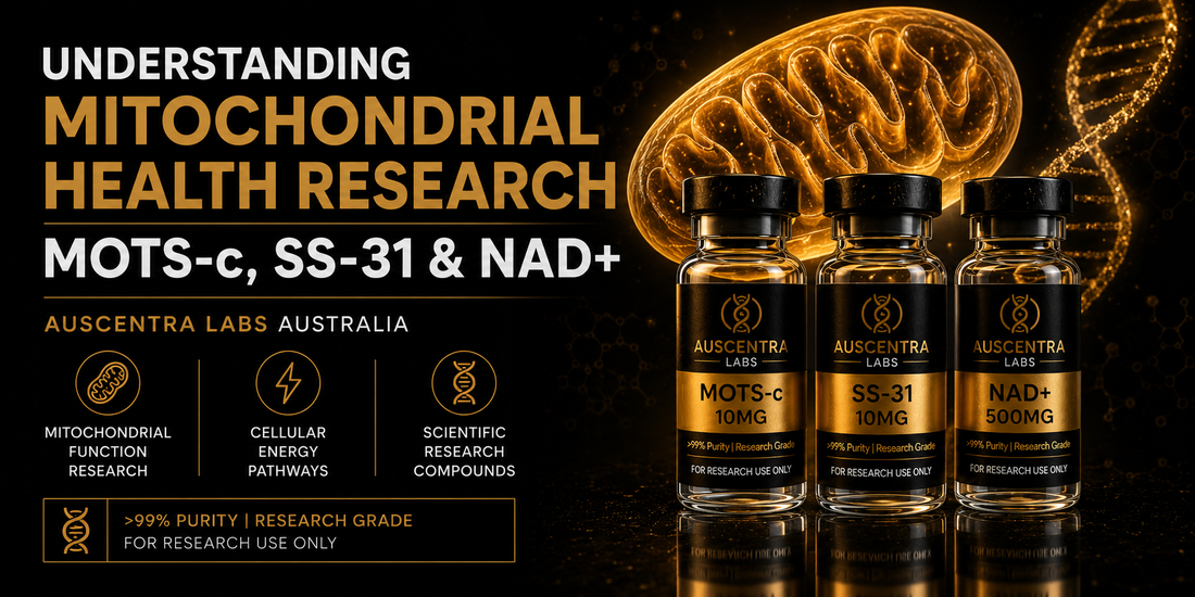 Mitochondrial Health Research: Understanding MOTS-c, SS-31 and NAD+ Compounds