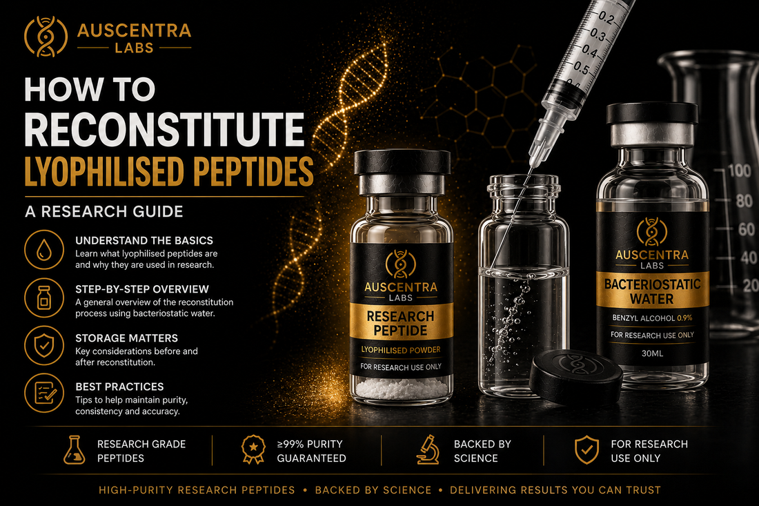 How to Reconstitute Lyophilised Peptides: A Research Guide