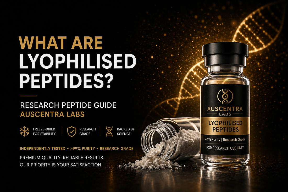 What Are Lyophilised Peptides? Research Peptide Guide | Auscentra Labs