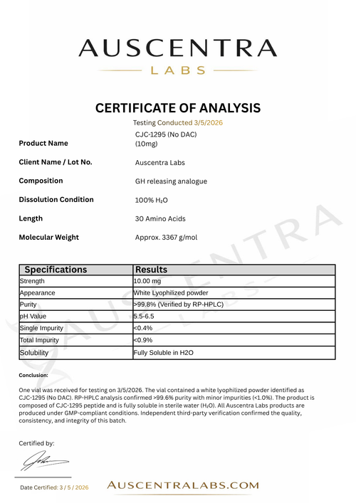 CJC-1295 (NO DAC) 10MG
