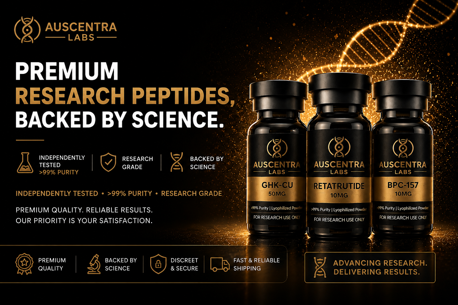 Auscentra Labs Australia | Premium Research Peptides