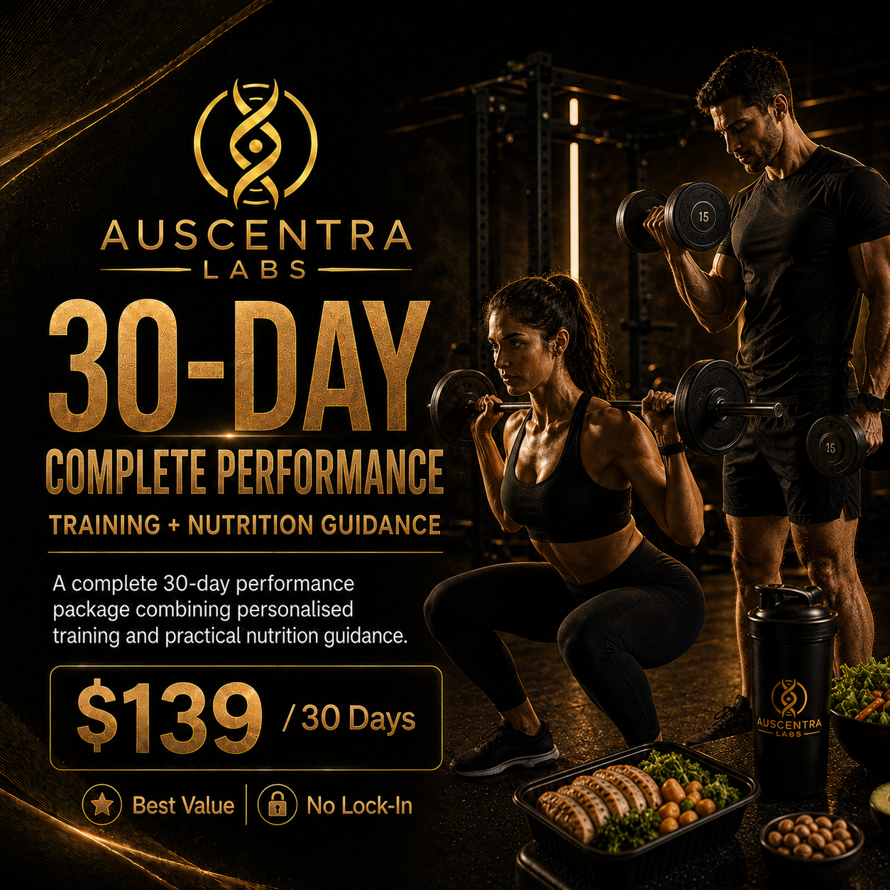 Auscentra Performance | 30-Day Complete Performance